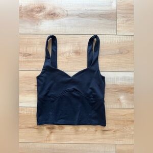Abercrombie & Fitch Black Cropped Tank Top